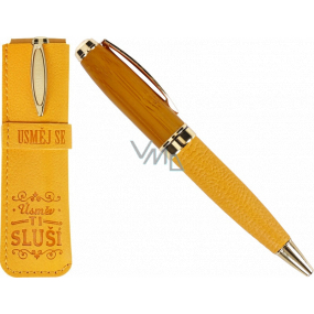 Albi Gift pen in case Smile 12,5 x 3,5 x 2 cm