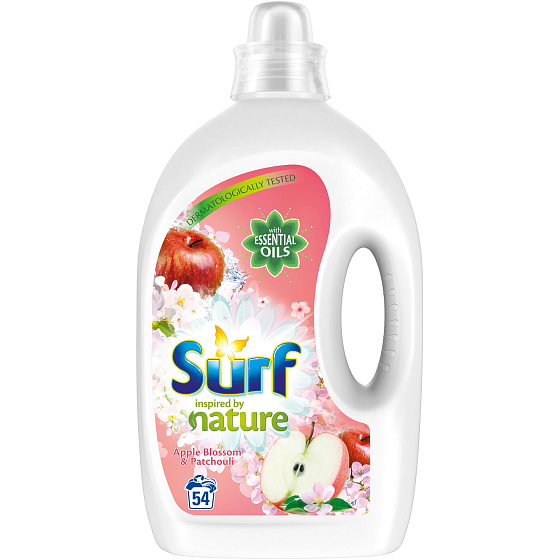 Surf Apple Blossom & Patchouli gel for washing coloured and white laundry 54 doses 2,7 l