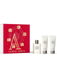 Giorgio Armani Acqua di Gio pour Homme toaletní voda 50 ml + sprchový gel 75 ml + tělové mléko 75 ml, dárková sada pro muže