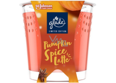 Glade Pumpkin Spice Latte scented scented candle in glass, burning time up to 38 hours 129 g