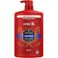 Old Spice Captain 3in1 Shower Gel and Shampoo for Men 1000 ml