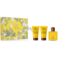 Versace Eros Energy Pour Homme Eau de Toilette 50 ml + Aftershave Balm 50 ml + Shower Gel 50 ml, gift set for men