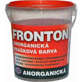 Fronton powdered color for building mixtures of mortars and concrete, 0281 dark brown, 800 g