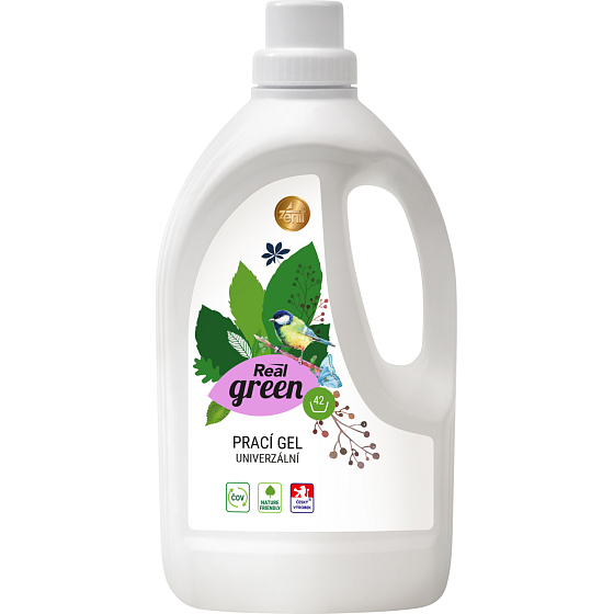 Real Green Clean washing gel, 42 washes, 1.5 l