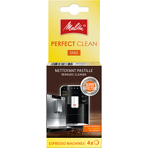 Melitta Perfect Clean Espresso Cleaning Tablets for Coffee Machines, 4 × 1.8 g