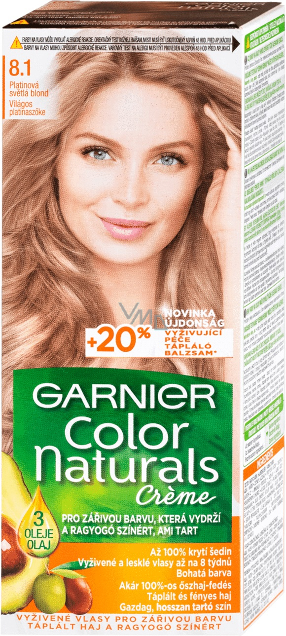 Garnier Color Naturals hair color platinum light blond - VMD parfumerie - drogerie Garnier Color Naturals hair color platinum light blond - VMD parfumerie - drogerie