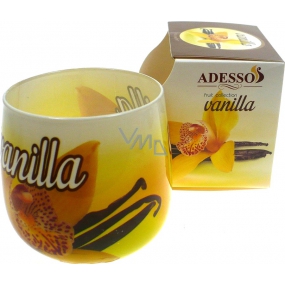 Adesso Fruit Collection Vanilla scented candle in glass 100 g