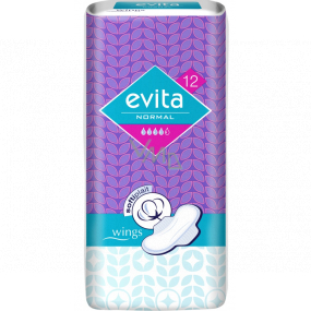 Evita Normal Wings sanitary pads with wings 12 pieces