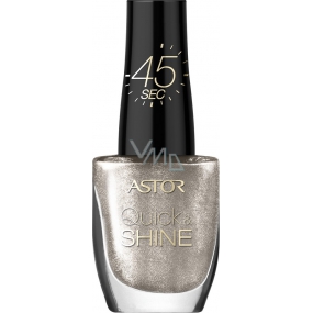 Astor Quick & Shine Nail Polish nail polish 502 Hot Chocolate Season 8 ml