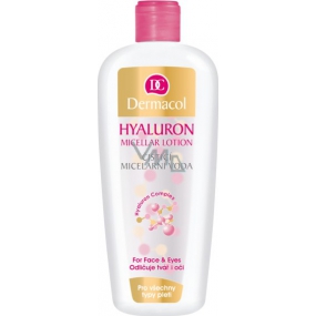 Dermacol Hyaluron Cleansing Micellar Lotion cleansing micellar water with hyaluronic acid 400 ml