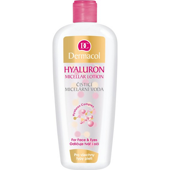 Dermacol Hyaluron Cleansing Micellar Lotion cleansing micellar water with hyaluronic acid 400 ml