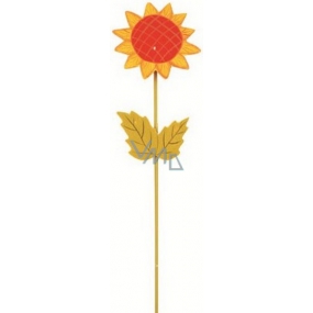 Sunflower on a spring orange recess 28 cm