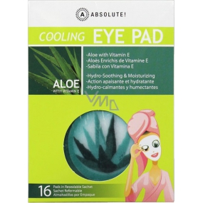 Absolute New York Cooling Eye Pad Aloe with Vitamin E Cooling Eye Pads 16 pieces