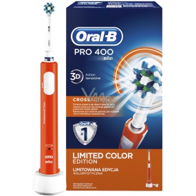 Oral-B Pro 400 CrossAction Orange electric toothbrush 1 piece