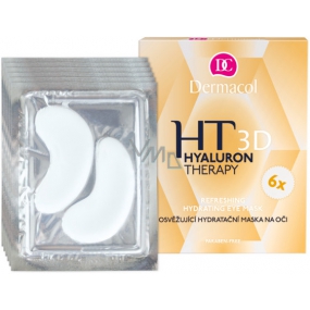 Dermacol Hyaluron Therapy 3D Refreshing moisturizing eye mask 6 x 6 g