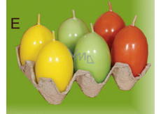 Lima Egg with scented candle yellow 40 x 60 mm set of 6 pieces