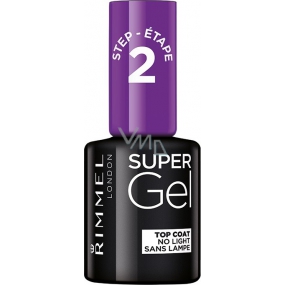 Rimmel London Super Gel Top Coat Topcoat 001 Transparent 12 ml