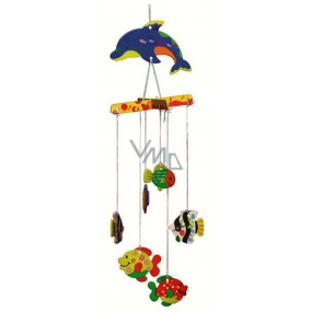 Wooden rocking puzzle 02 Fish for hanging 20 x 15 cm