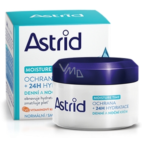 Astrid Moisture Time Protective moisturizing day and night cream for normal and combination skin 50 ml