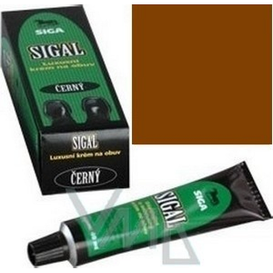 Sigal luxury shoe polish Brown 75 ml