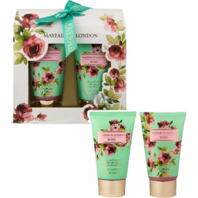 Mayfair of London Roses shower gel 60 ml + body lotion 60 ml, cosmetic set