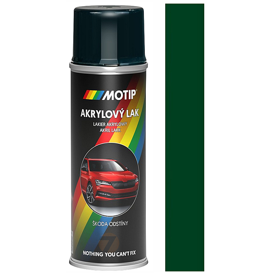 Motip Škoda Acrylic Car Paint Spray SD 5550 Petrol Green 150 ml