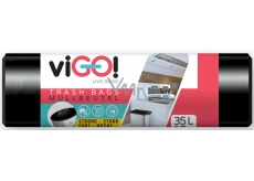 Waste.pytel 35l 15pcs Vigo 50x60cm black 0675