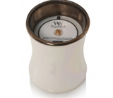 WoodWick Floral Nights Smoked Jasmine - Smoked jasmine scented candle with wooden wick and glass lid small 85 g Limited 2019