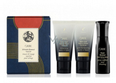 Oribe Ultimate Blowout Gold Lust shampoo for damaged hair 50 ml + conditioner 50 ml + Royal Blowout Travel thermo-active styling mist for the perfect blown 50 ml cosmetic set
