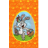 Nekupto Easter Bag Bunny with Basket 180 x 360 mm 004 01 NVE