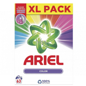 Ariel Color washing powder for colored laundry box 63 doses 4,725 kg