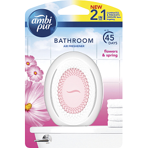 Ambi Pur air freshener for bathroom Merlion Flower & Spring, 75 ml