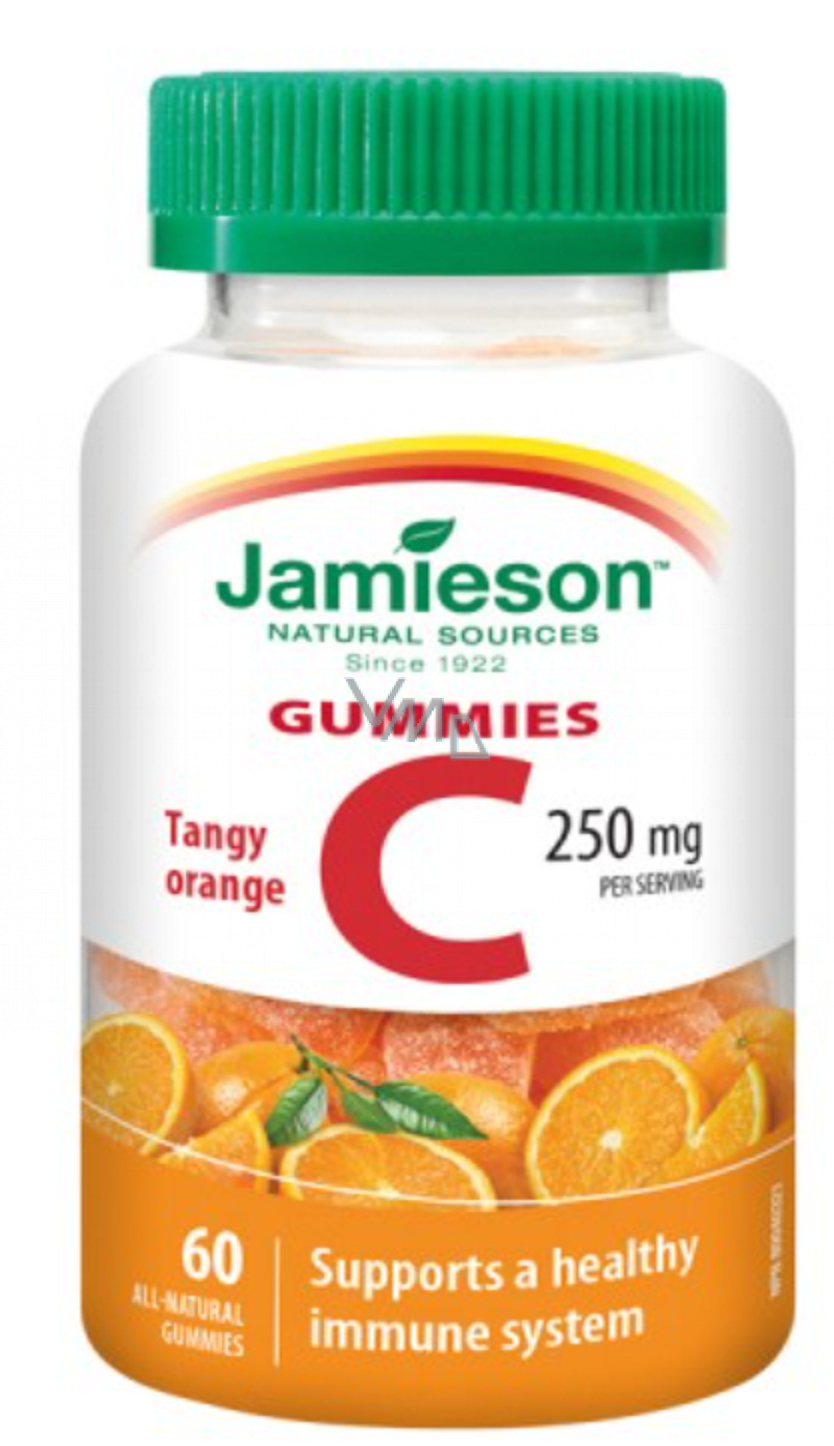 Jamieson Vitamin C Gummies Orange immuneboosting lozenges 250 mg
