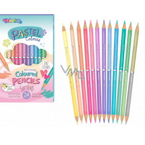 Colorino Pastel Double-Sided Colored Pencils 12 Pieces / 24 Colors