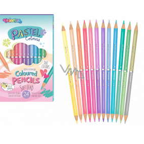 Colorino Crayons pastel double-sided 12 pieces / 24 colors