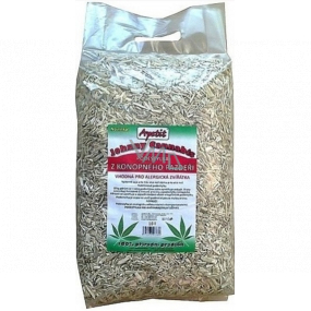 Apetit Johnny Cannabis hemp litter bedding for allergic animals ecological dust-free bedding. 100% natural product 10 l