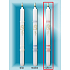 Lima Church baptismal candle pink with gold decoration No. 1001 25 x 360 mm 1 piece