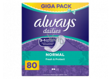 Always Dailies Fresh & Protect Normal with a delicate scent of an intimate panty liner 80 pieces