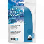 MineTan Bronze On Applicator Mitt application gloves for flawless application of self-tanning products blue 1 piece