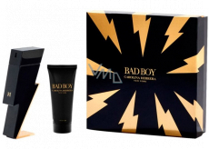 Carolina Herrera Bad Boy Eau de Toilette for men 100 ml + shower gel 100 ml, gift set for men