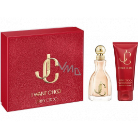 Jimmy Choo I Want Choo eau de parfum for women 60 ml + body lotion 100 ml, gift set for women