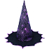 Rappa Halloween Witch Hat for adults 39 cm