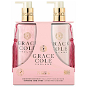 Grace Cole Warm Vanilla & Sandalwood - Vanilla & Sandalwood liquid hand soap 300 ml + soft hand lotion 300 ml, cosmetic set for women