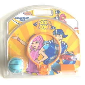 EP Line Lazy Town Mini Basketball set with ball, recommended age 3+