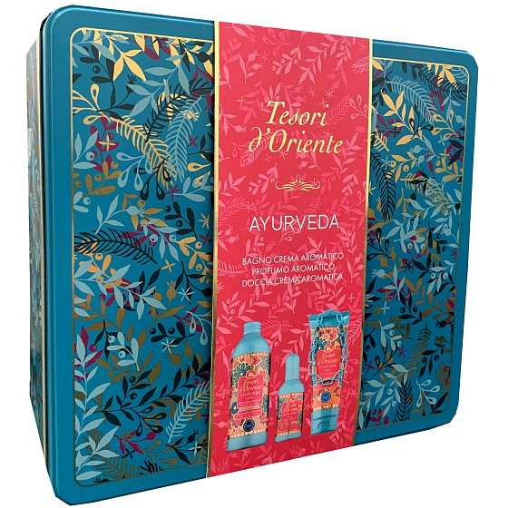Tesori d Oriente Ayurveda Eau de Toilette 100 ml + shower gel 250 ml + bath foam 500 ml, for women gift set