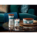 WoodWick Trilogy Icy Woodland - Ice Forest scented candle with wooden wick and lid glass boat 453 g