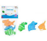 First Steps Bath Pet Splash Toy Fish 3 Pieces