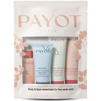Payot Nue Cleansing Micellar Water 20 ml + Source Adaptogen Adaptogenic Moisturising Cream 15 ml + Rituel Douceur Gently Exfoliating Body Cream 20 ml + Rituel Douceur Gentle Moisturising Body Lotion 25 ml, cosmetic set
