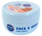 Nivea Baby Soft moisturizer for face and body for children 200 ml
