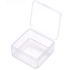 Plastic box clear 8,4 x 8,4 x 2,5 cm 1 piece